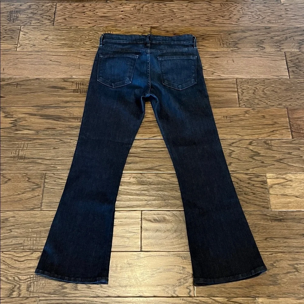 Frame Denim Le Crop Mini Boot Mid Rise Size 27 - Picture 2 of 16